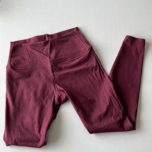 Tavi Noir wine snake print legging